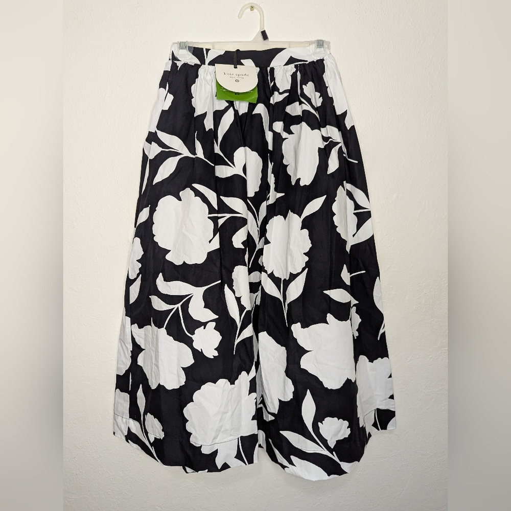 NWT Kate Spade New York x Target Classic Rose Volume Midi Skirt Size XXS